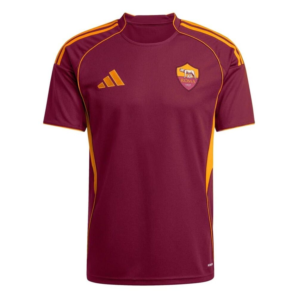 Adidas Men's Burgundy and Red Shirt